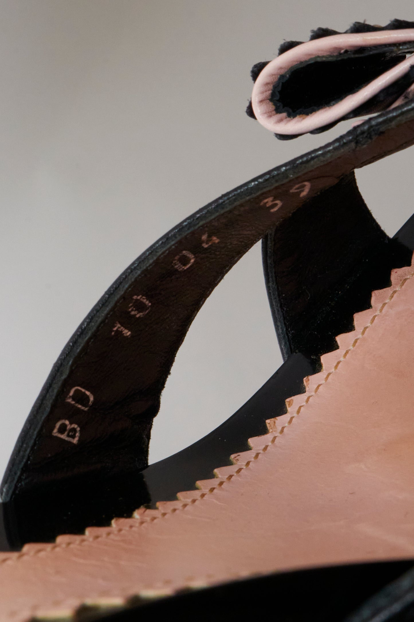 Christian Dior Galliano 2000s Black Leather Bow Heels
