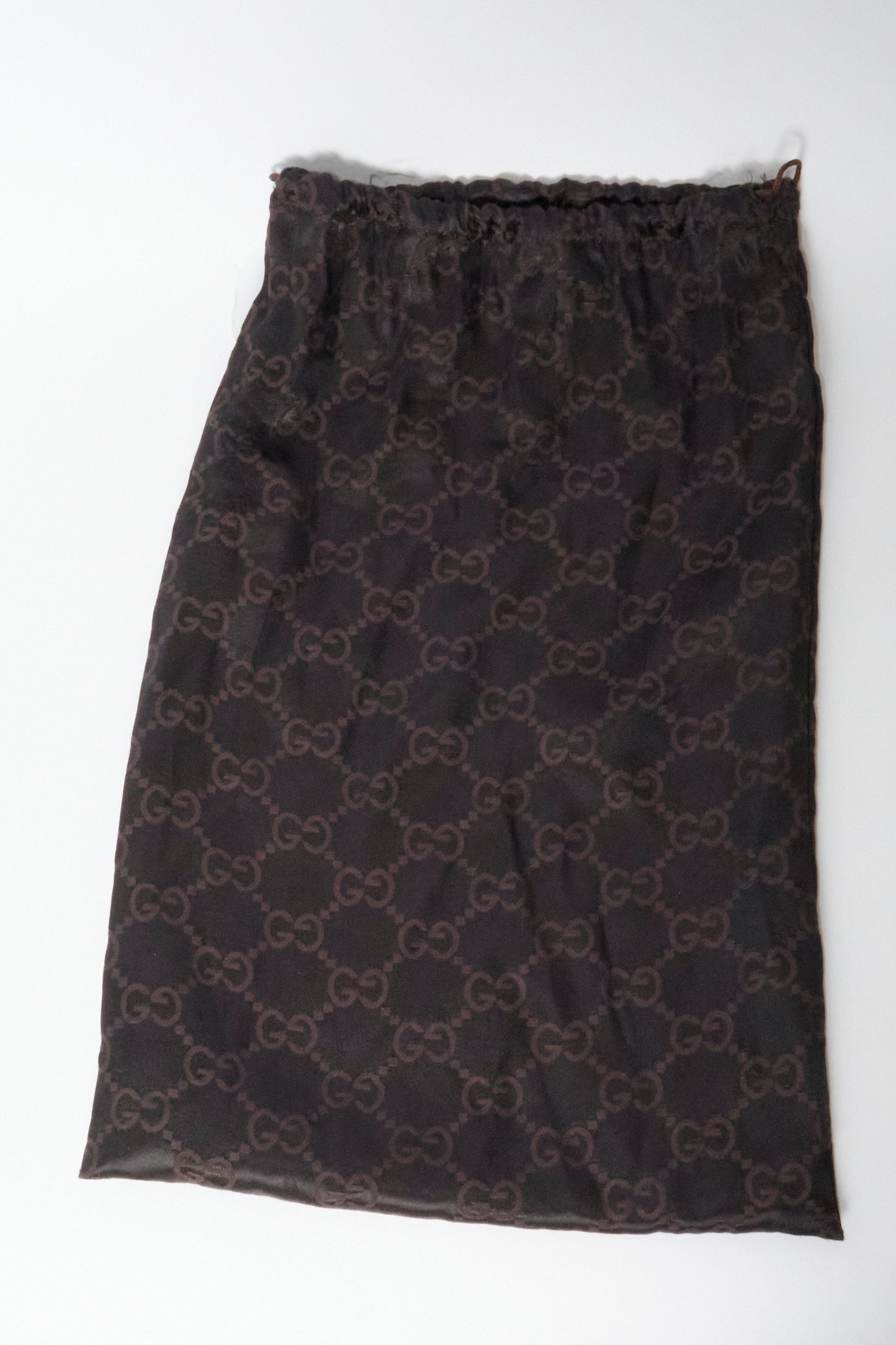 Gucci Monogram Burgundy Horsebit Kitten Heels