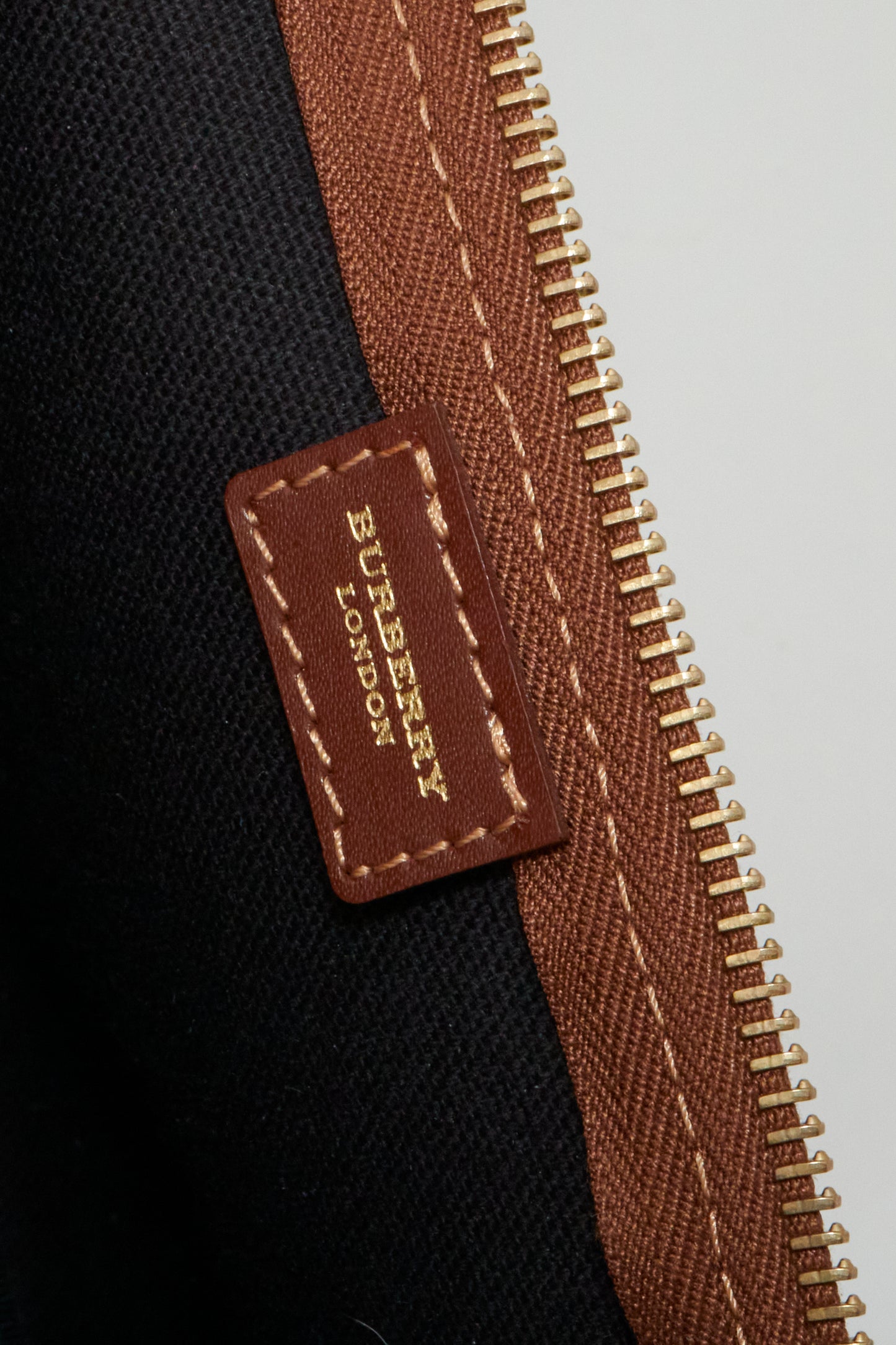 Burberry Beige Check Canvas Vintage Shoulder Bag