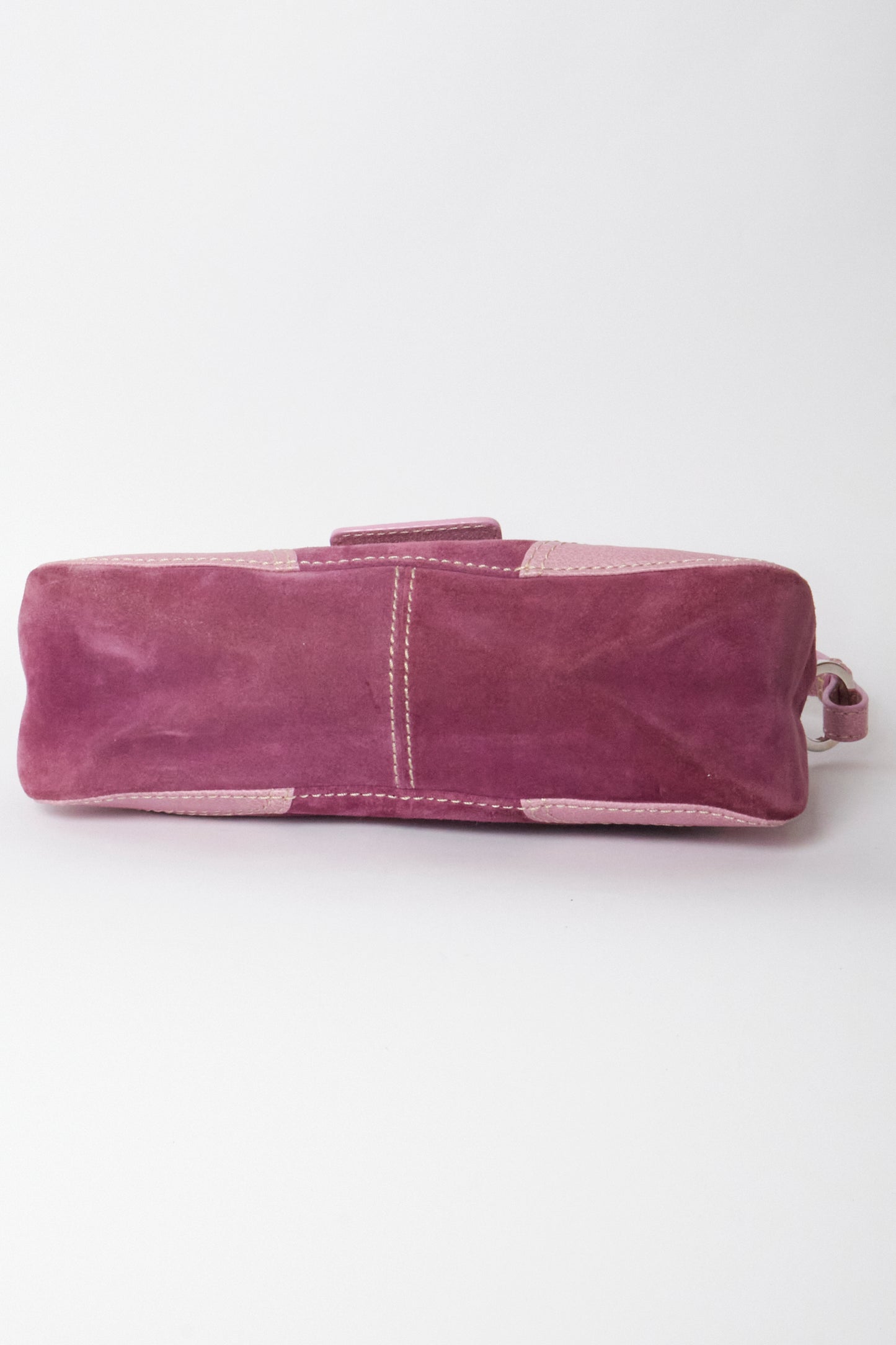 Valentino 2000s Purple Suede Vintage Shoulder Bag