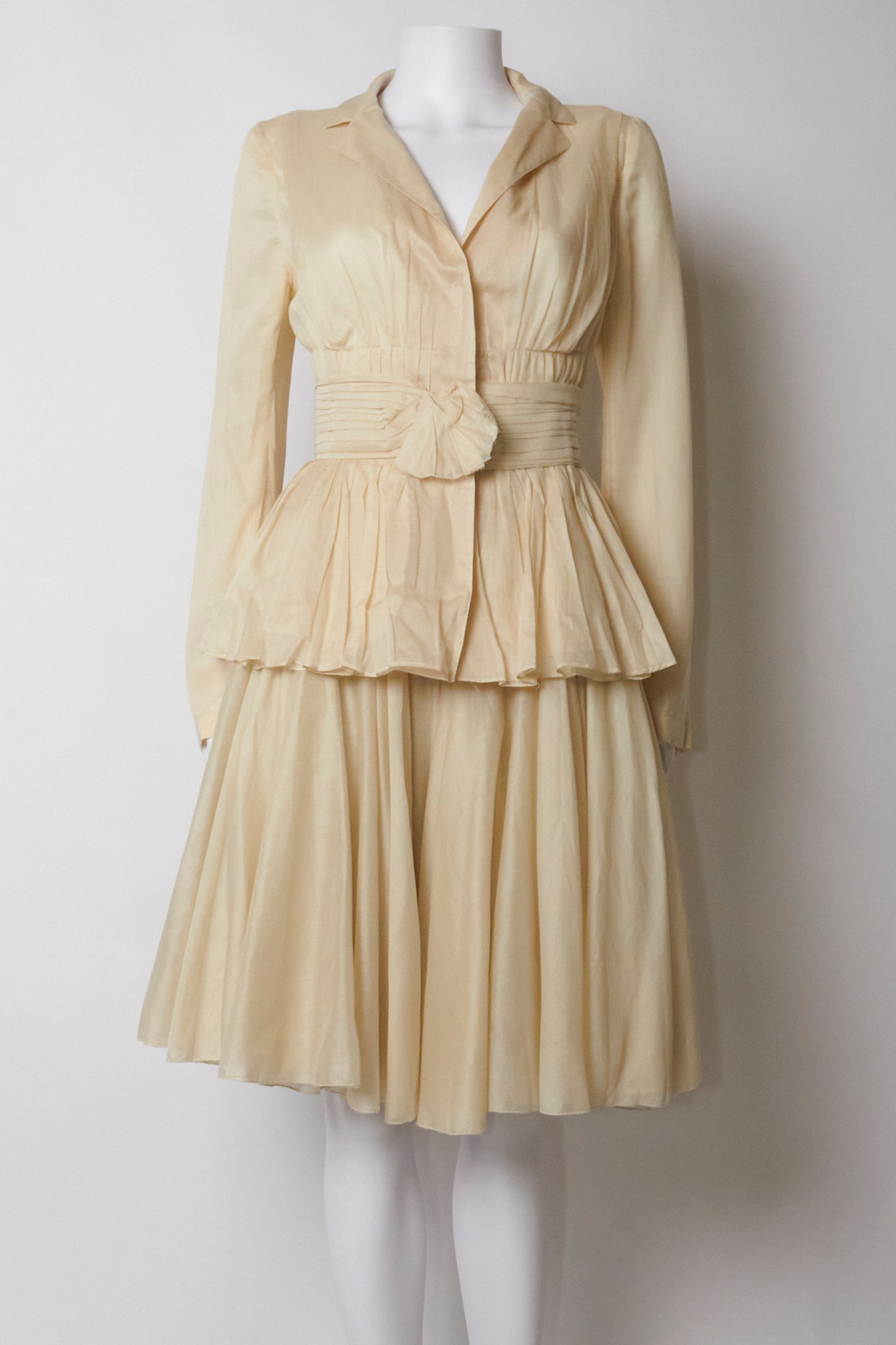 Prada Spring 2006 Ecru Blazer & Skirt Set