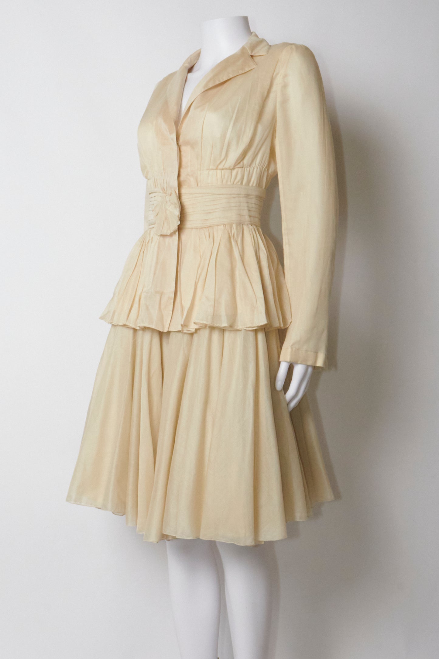 Prada Spring 2006 Ecru Blazer & Skirt Set