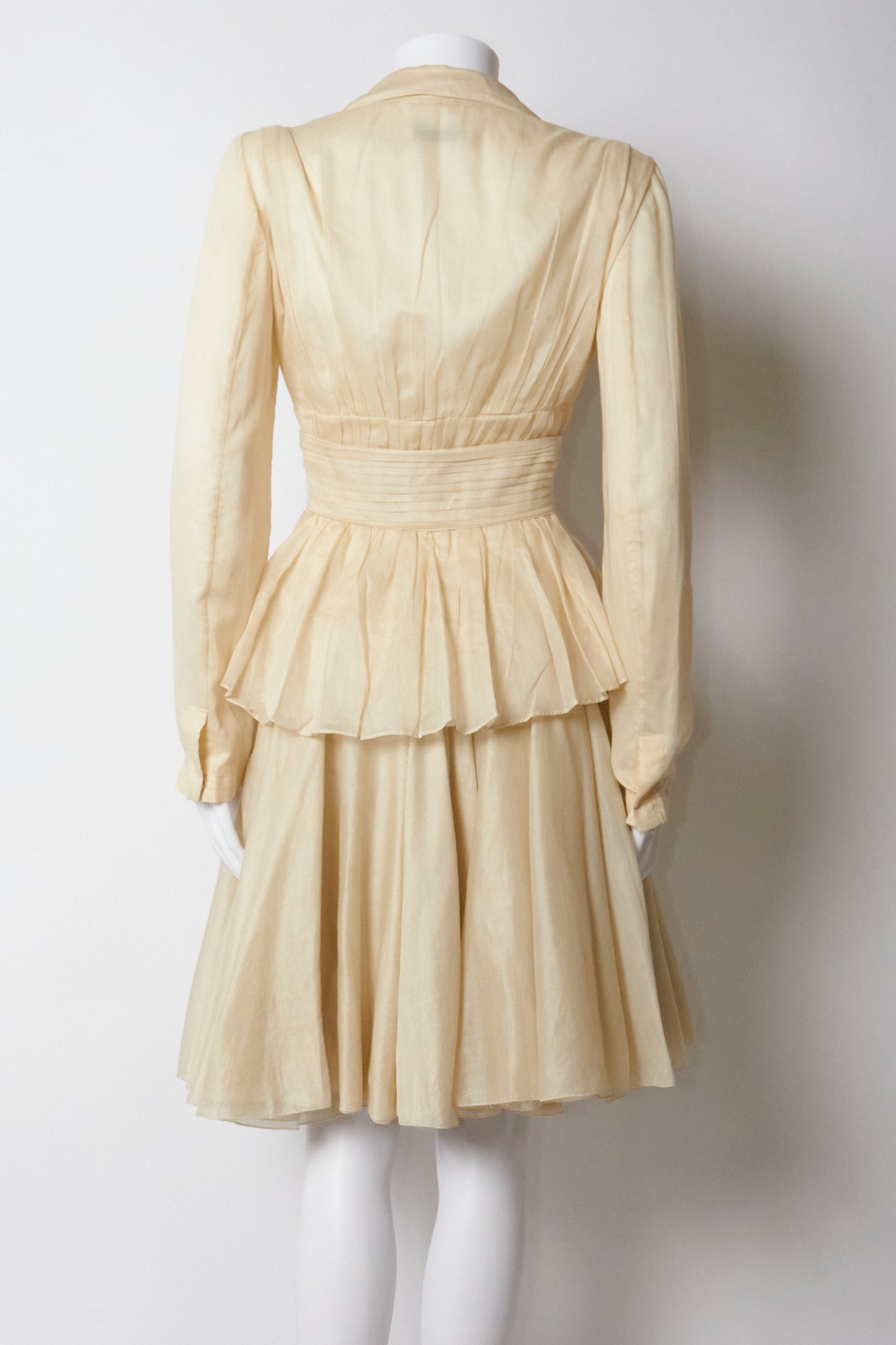 Prada Spring 2006 Ecru Blazer & Skirt Set