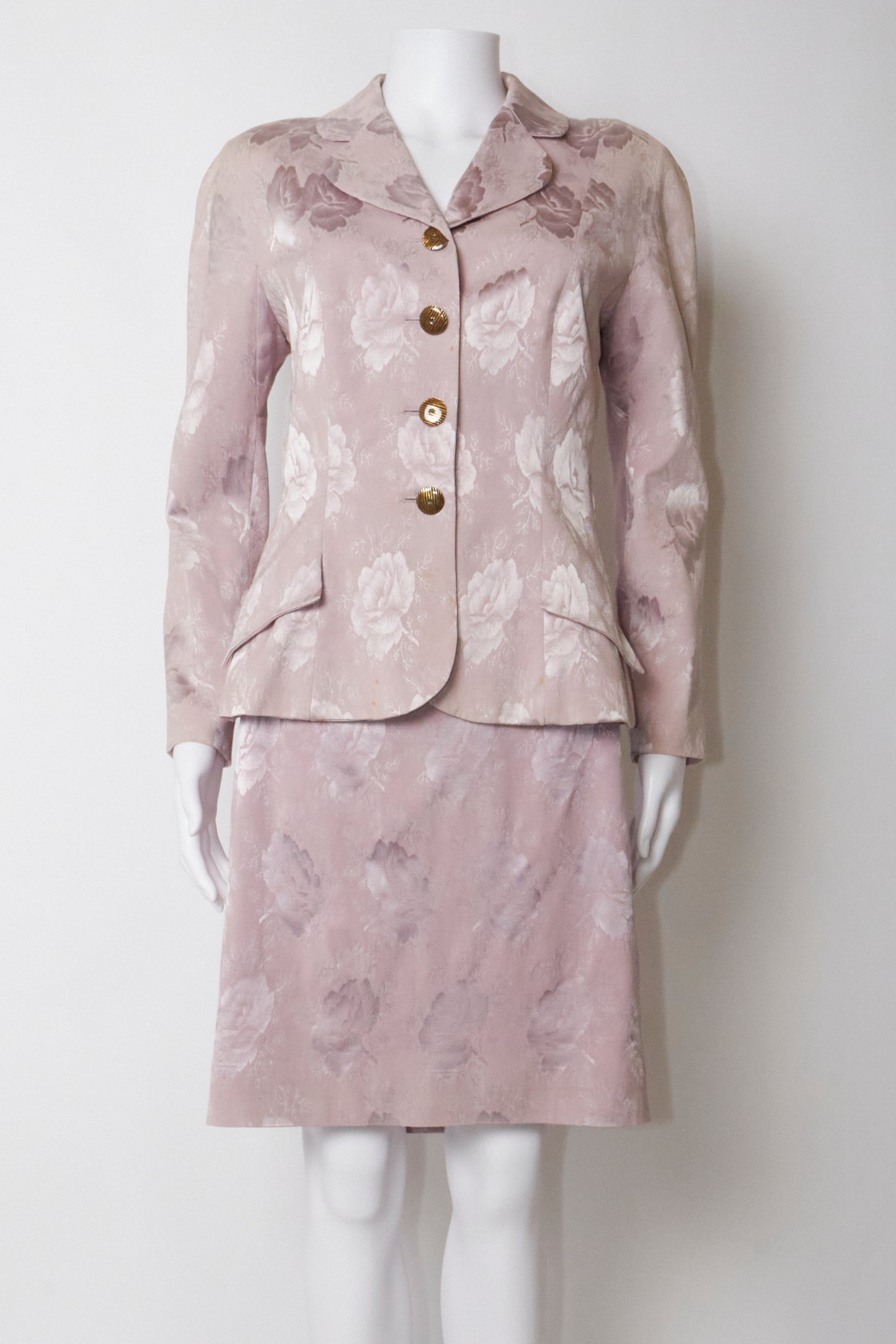 Christian Dior 1997 Pink Blazer & Skirt Set