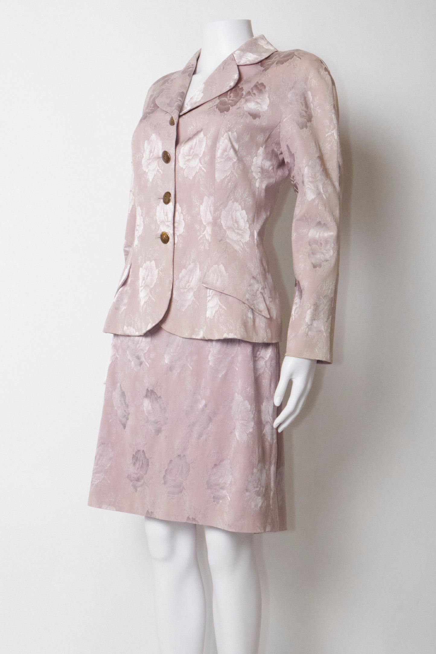 Christian Dior 1997 Pink Blazer & Skirt Set