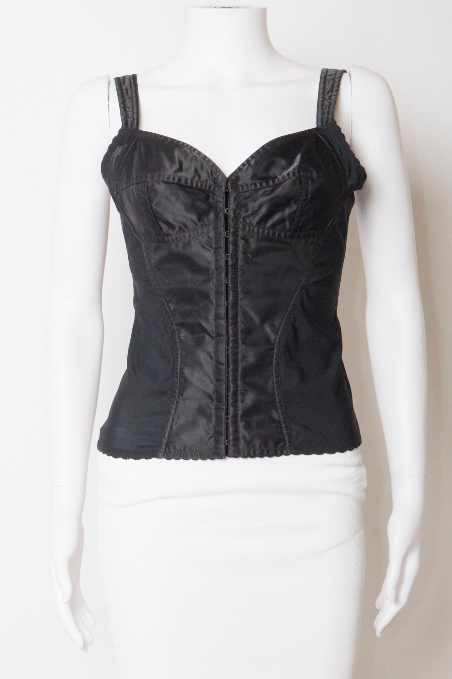 Dolce & Gabbana 2003 Black Corset Top