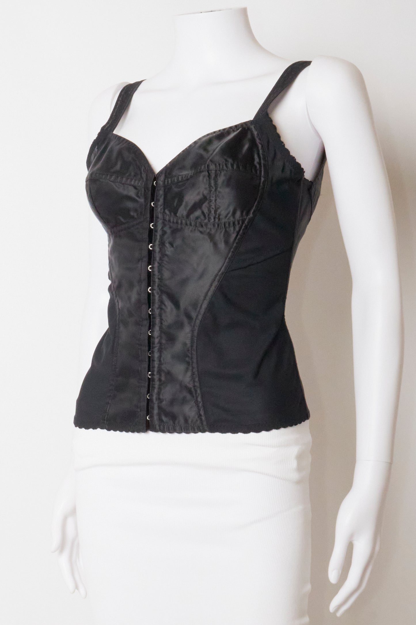 Dolce & Gabbana 2003 Black Corset Top