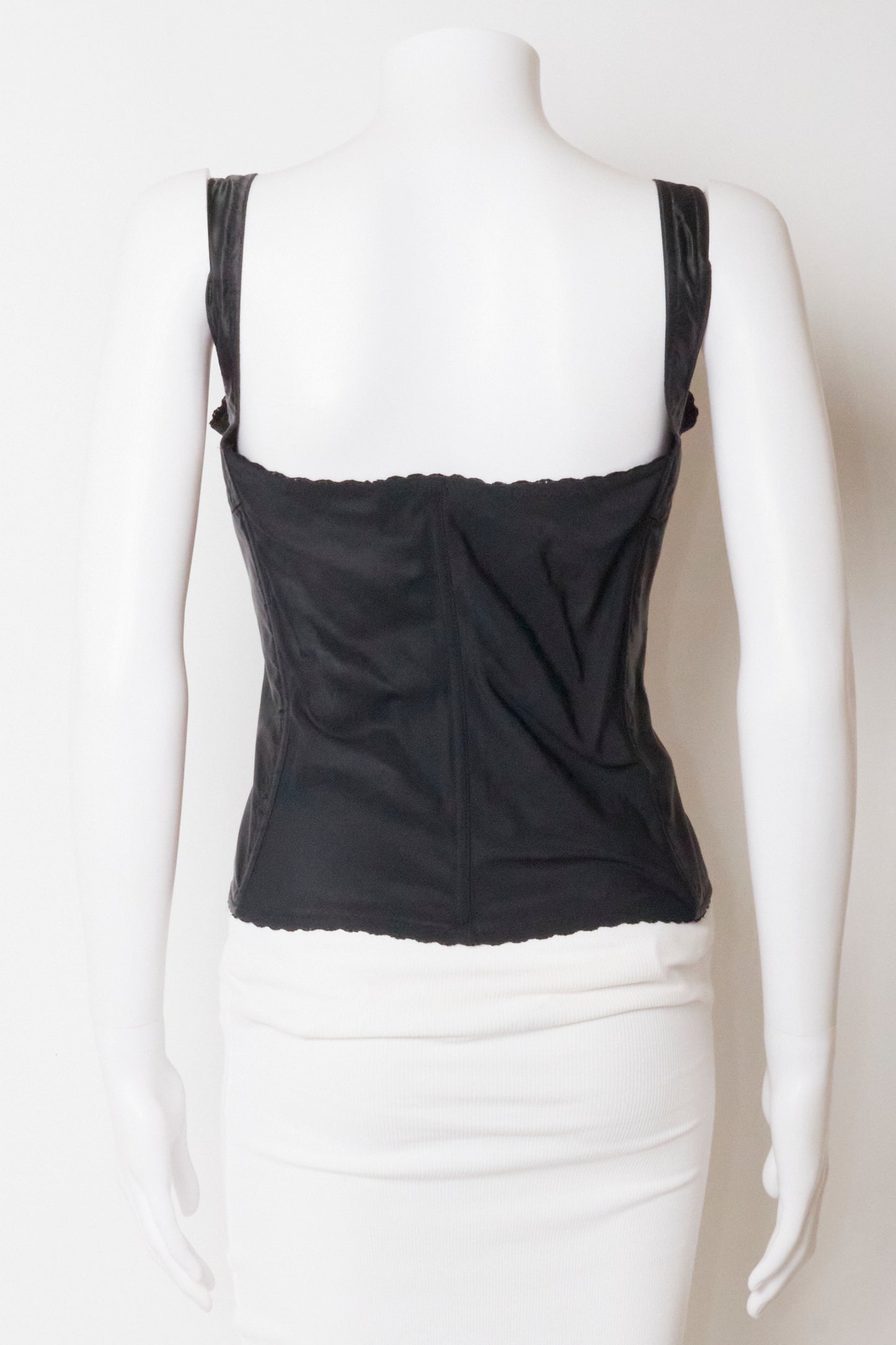 Dolce & Gabbana 2003 Black Corset Top