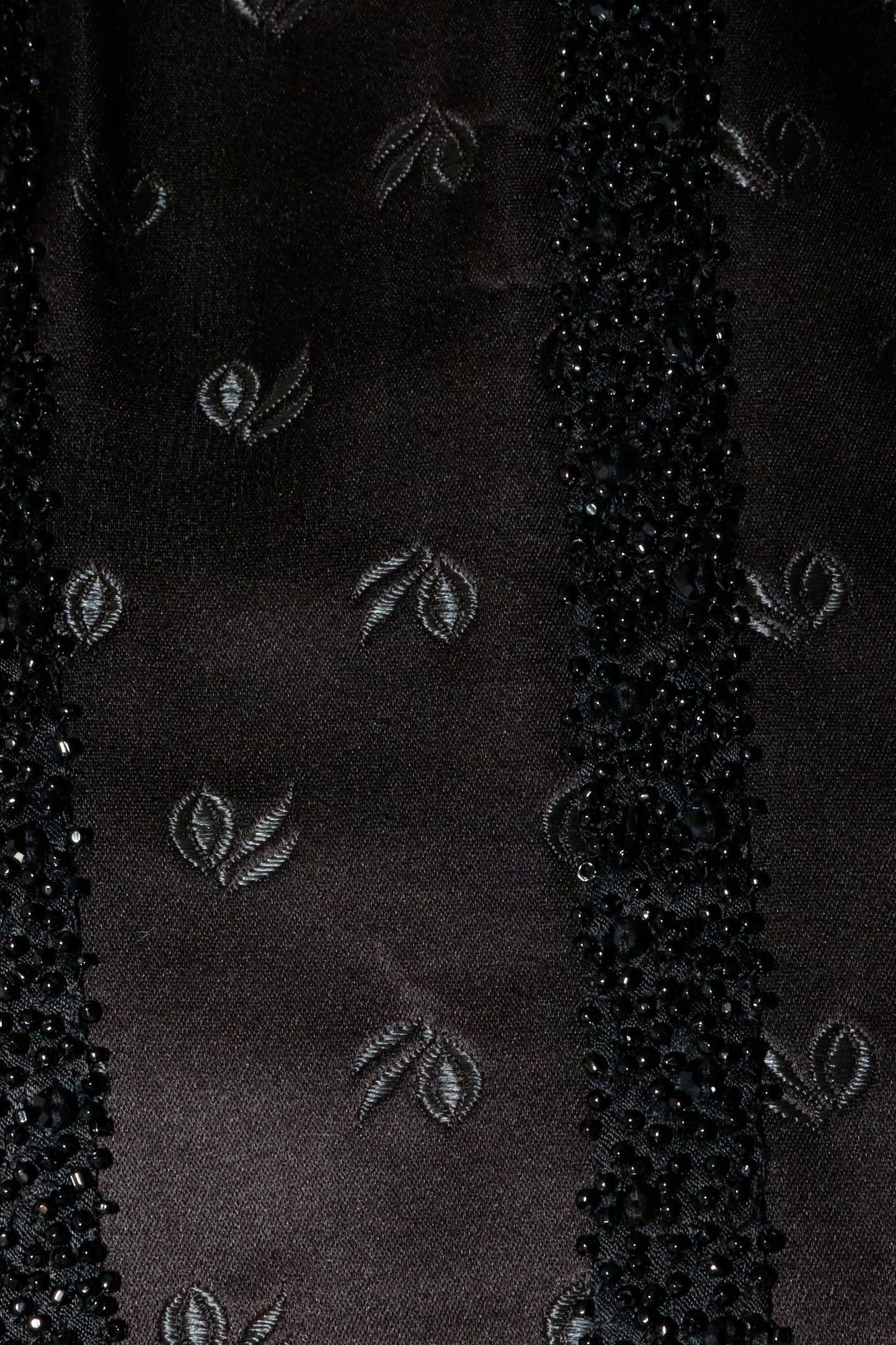 Gianni Versace Spring 2001 Black Beaded Corset
