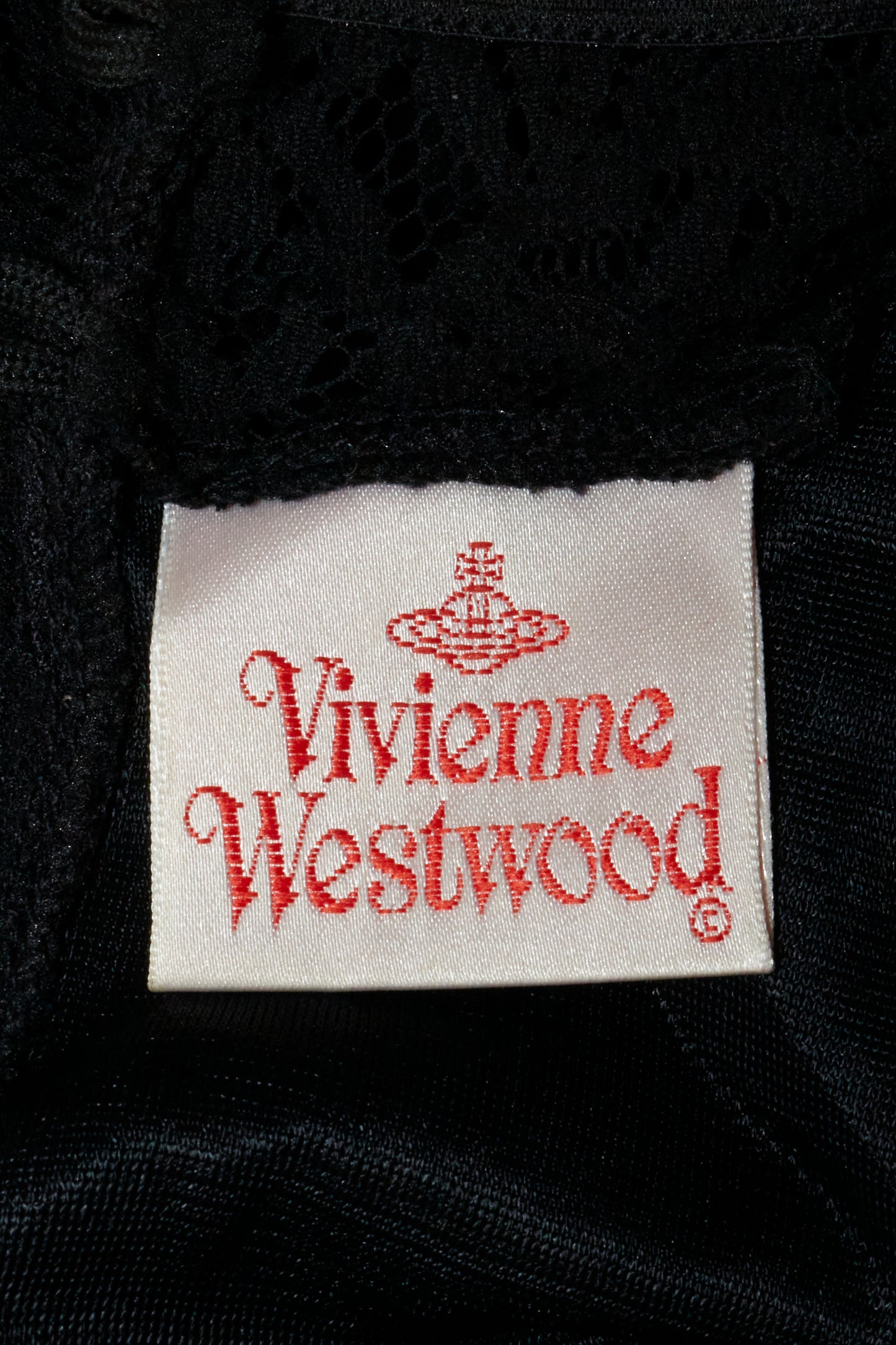 Vivienne Westwood 90s Black Lace Mini Dress