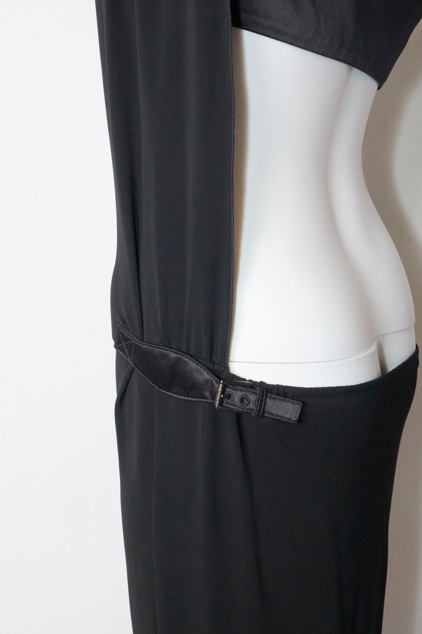 Gucci Tom Ford 2002 Open Back Strapless Vintage Maxi Dress