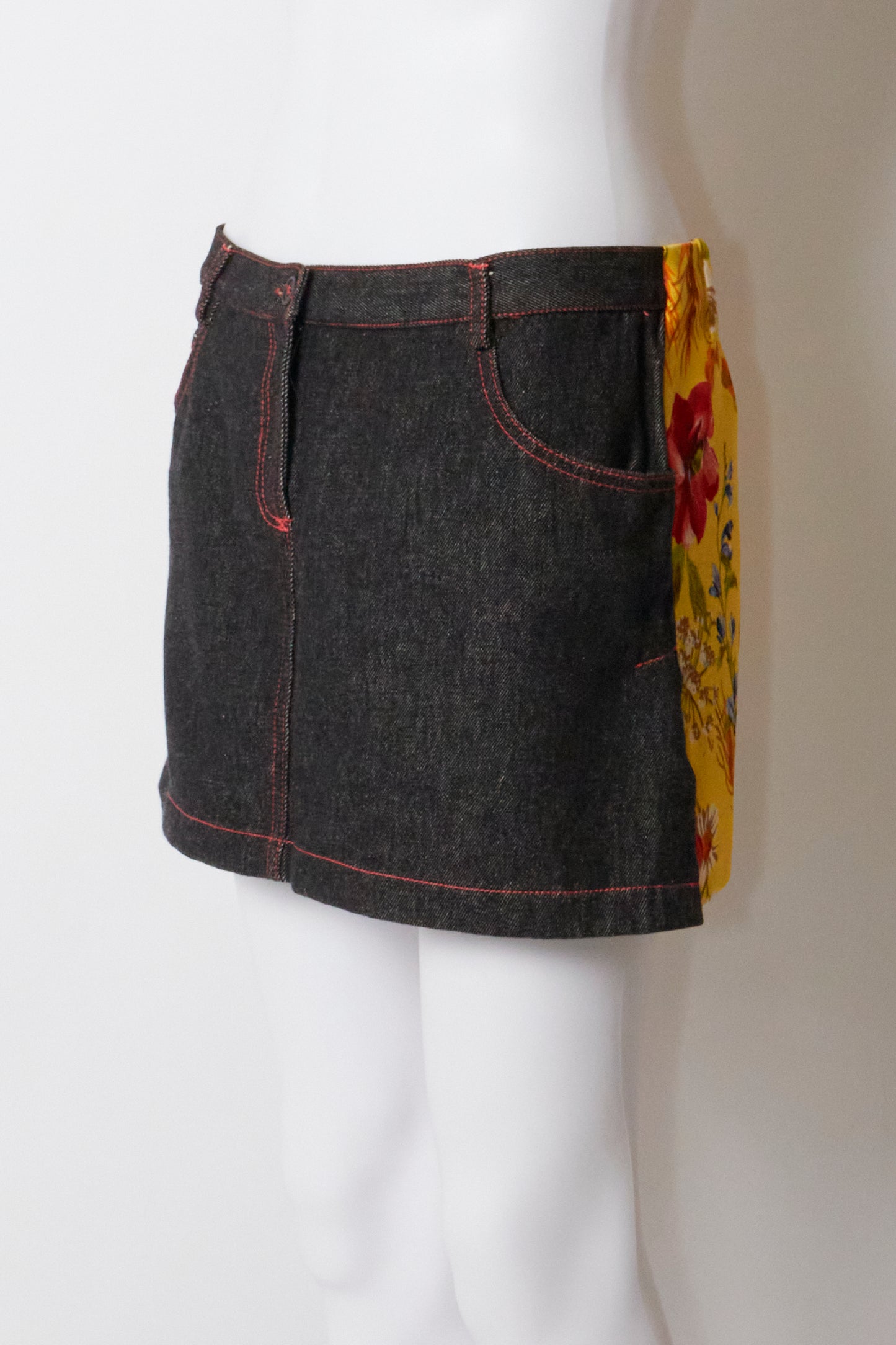 Dolce & Gabbana 90s Yellow Mini Skirt