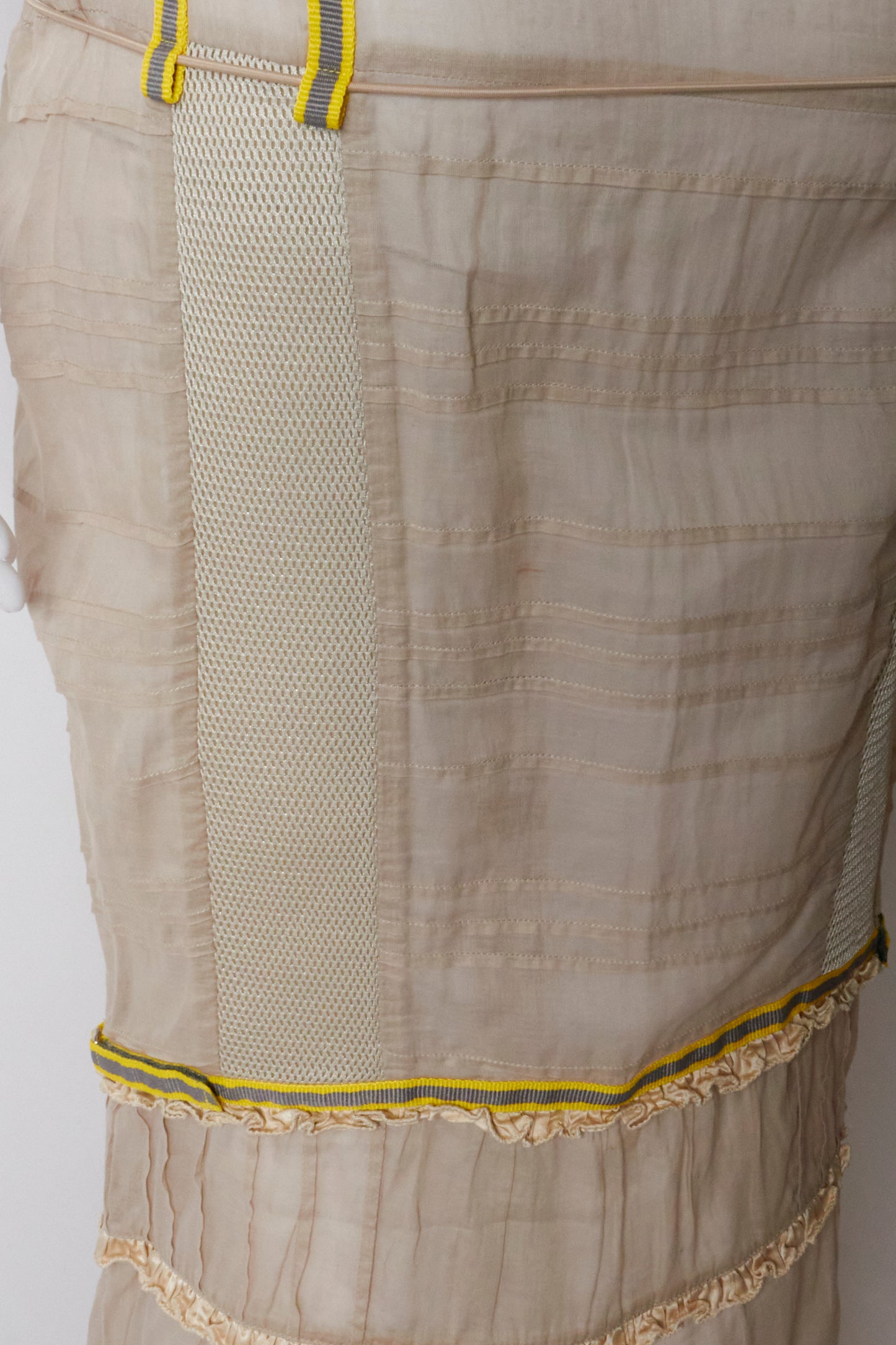 Miu Miu Fall 1999 Beige Silk Maxi Dress