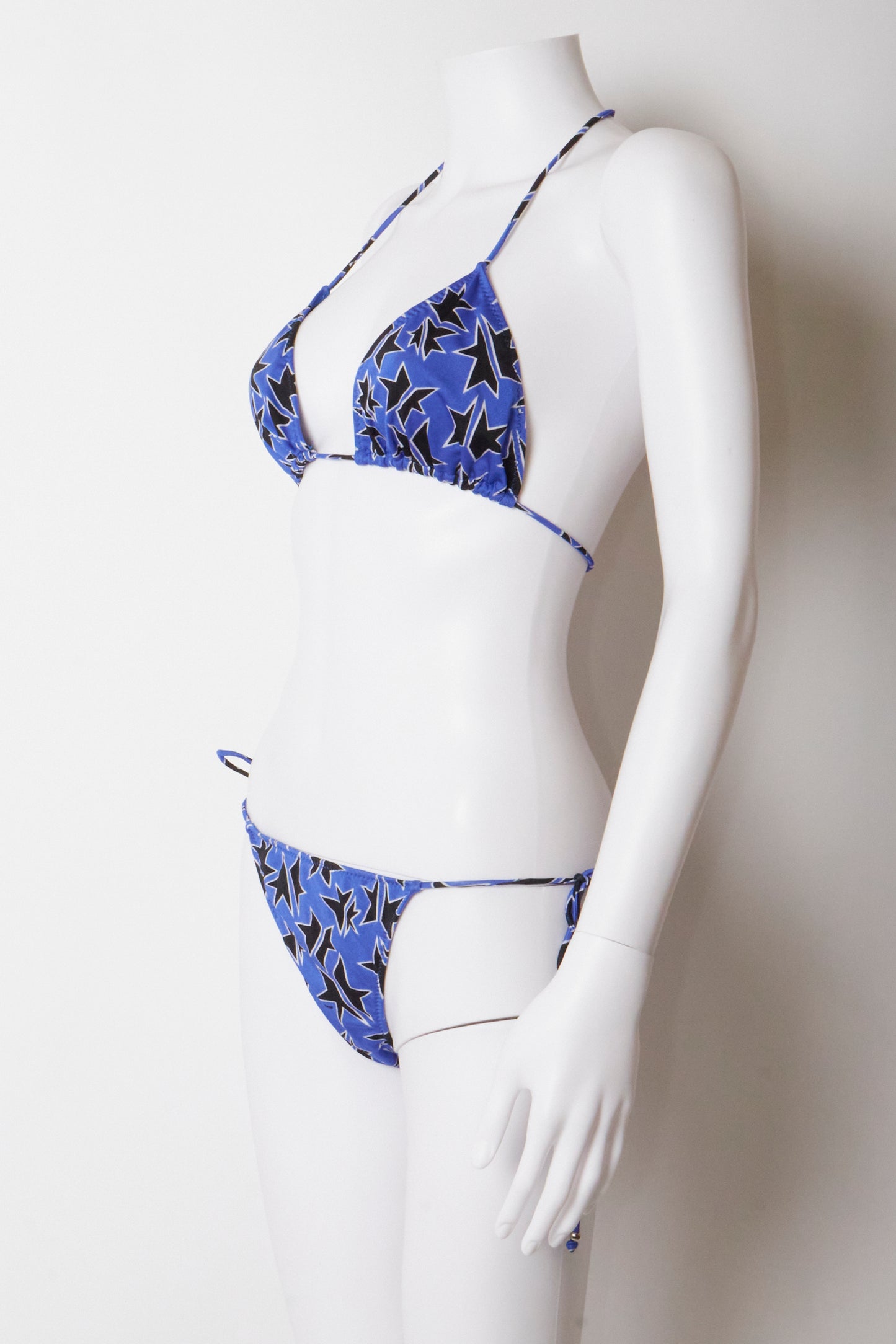 Miu Miu Blue Star Print Bikini Set
