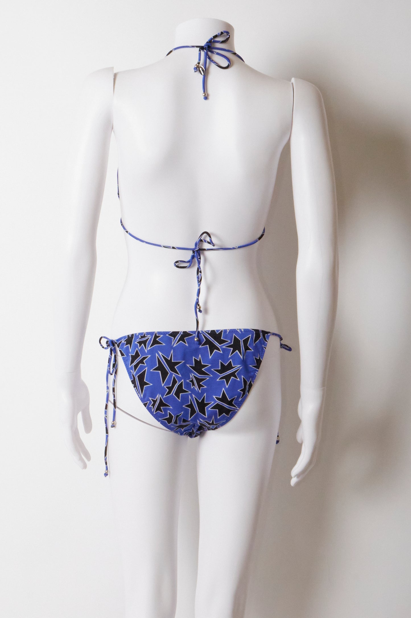 Miu Miu Blue Star Print Bikini Set