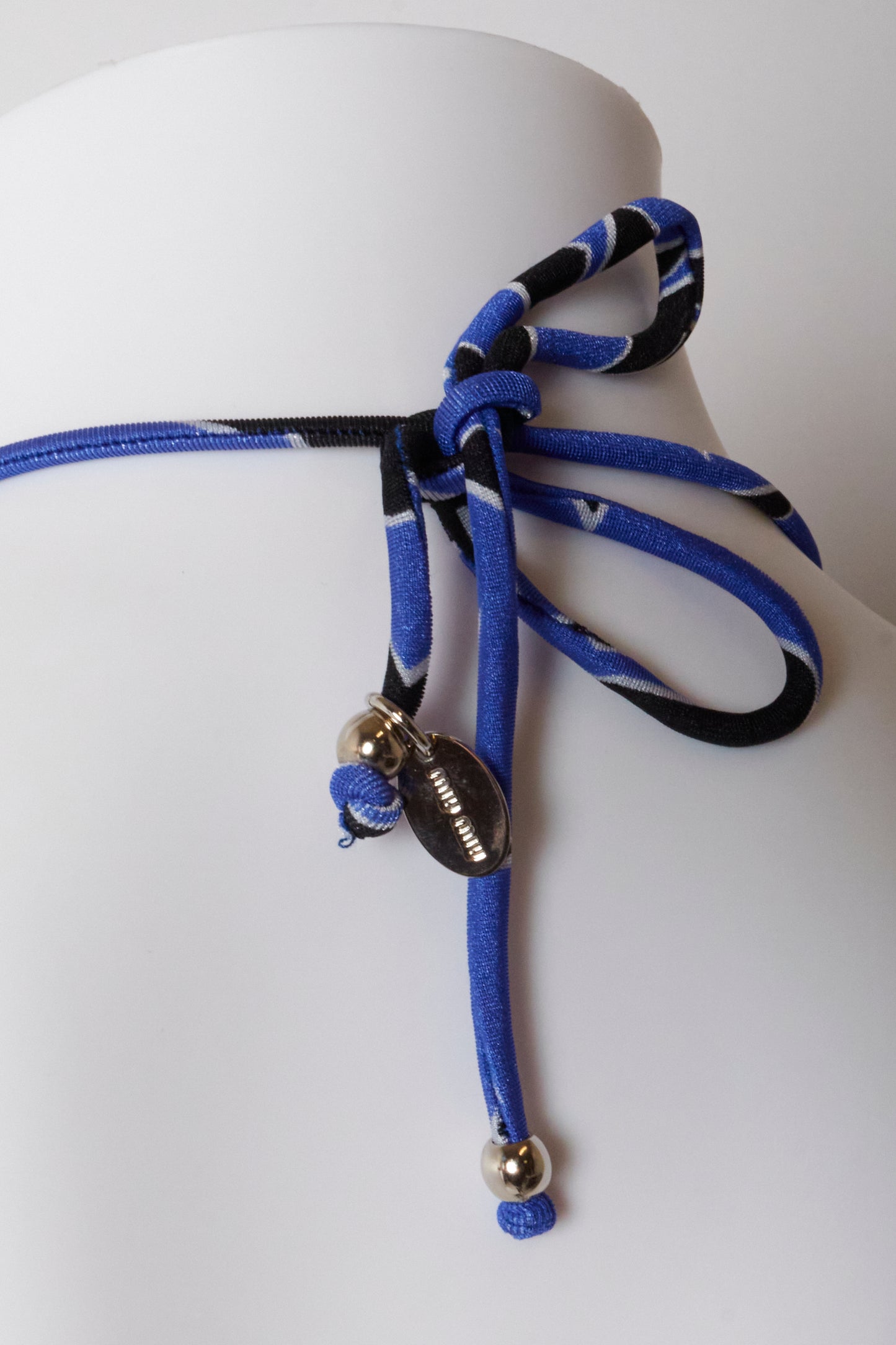 Miu Miu Blue Star Print Bikini Set