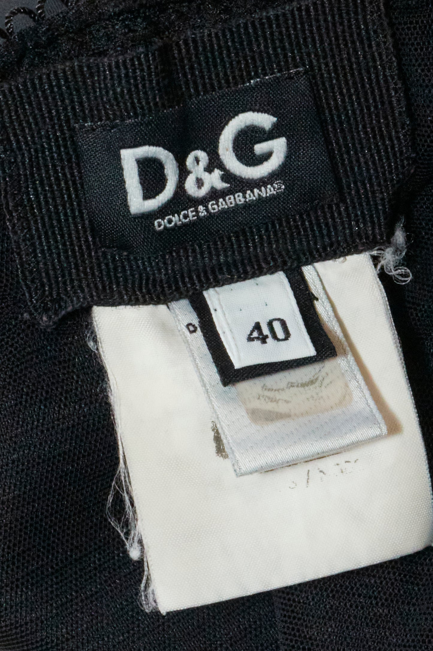 Dolce & Gabbana D&G 2000s Black Corset Shorts