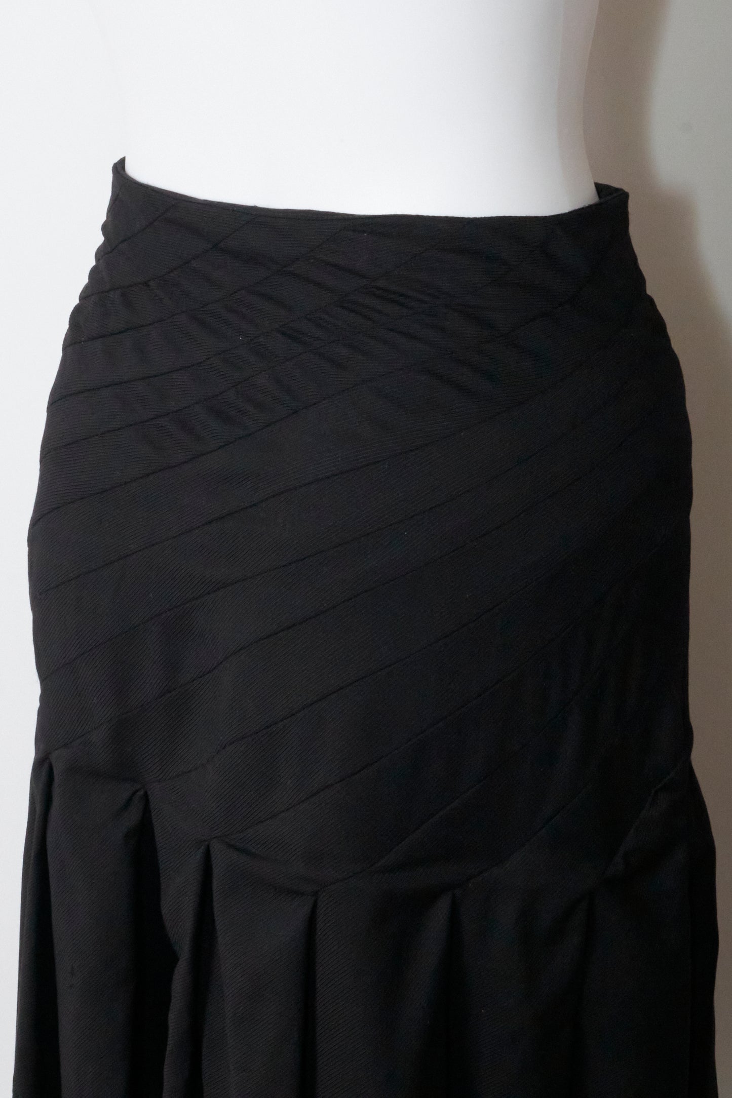 Alexander Mcqueen Fall 2001 Palazzo Black Trousers