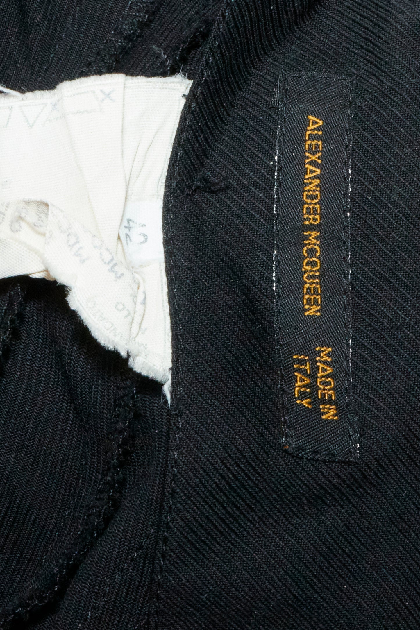 Alexander Mcqueen Fall 2001 Palazzo Black Trousers