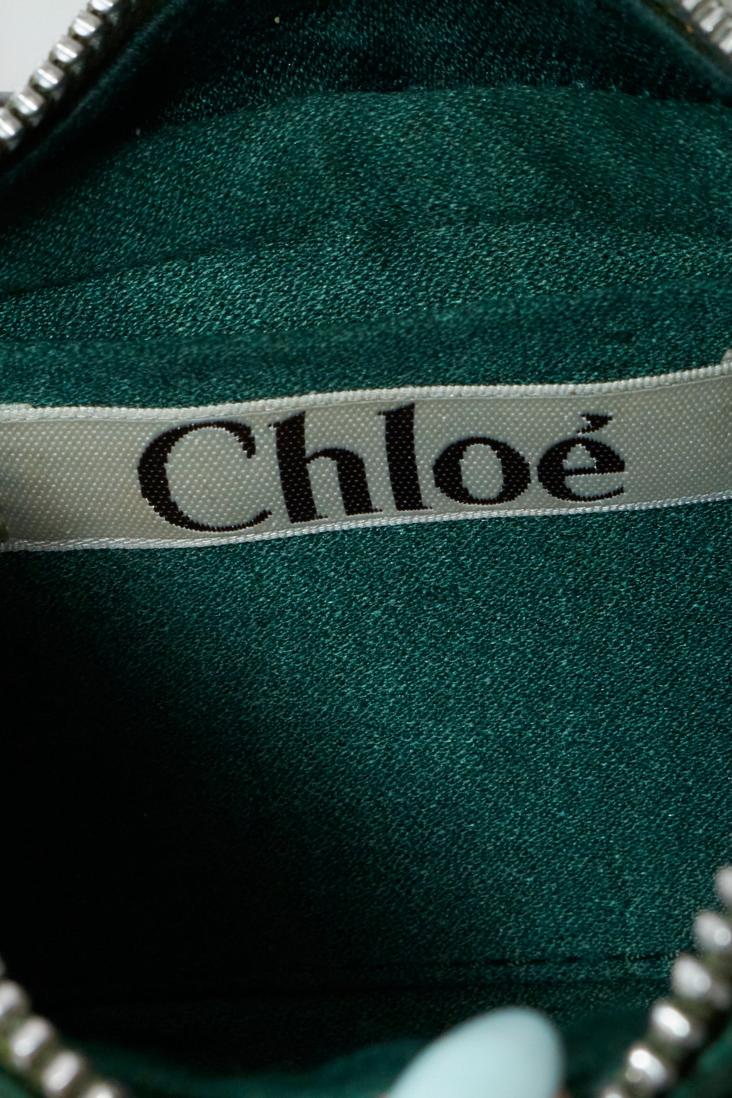 Chloé 2000s Green Crystals Handbag