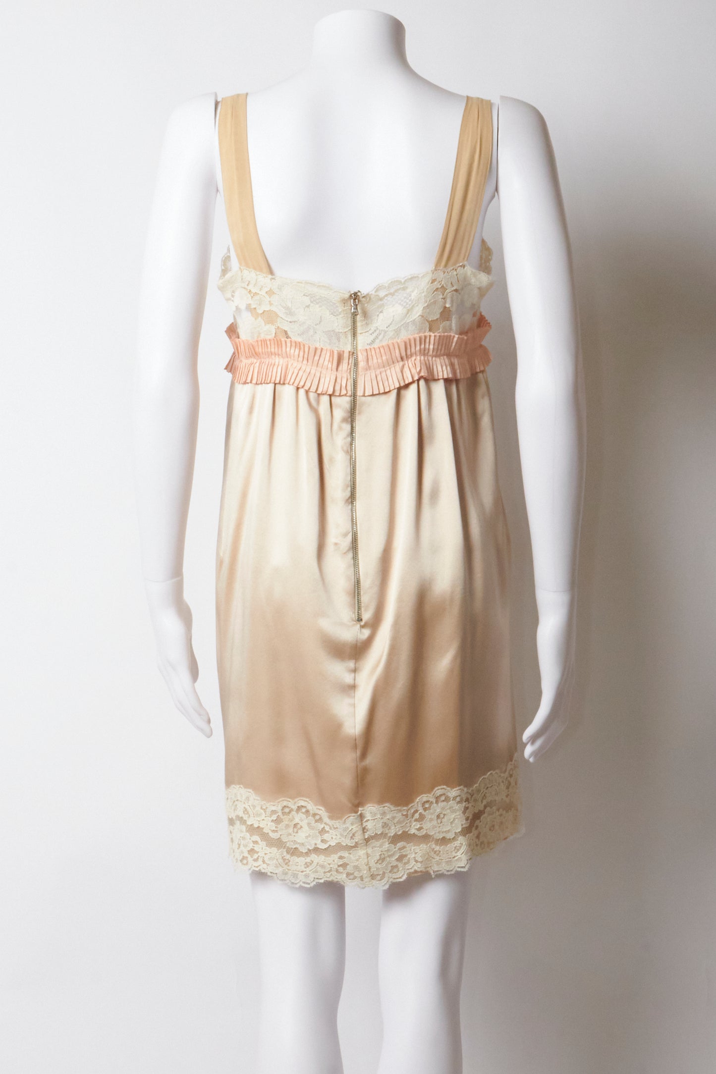 Dolce & Gabbana 2000s Silk Lace Babydoll Dress