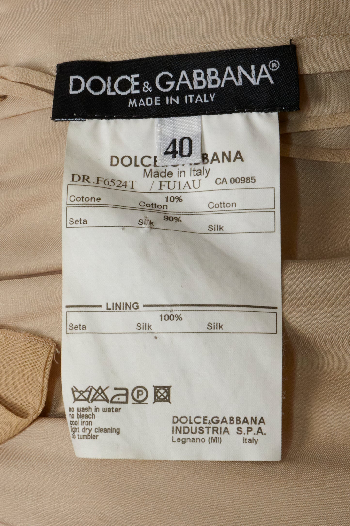 Dolce & Gabbana 2000s Silk Lace Babydoll Dress