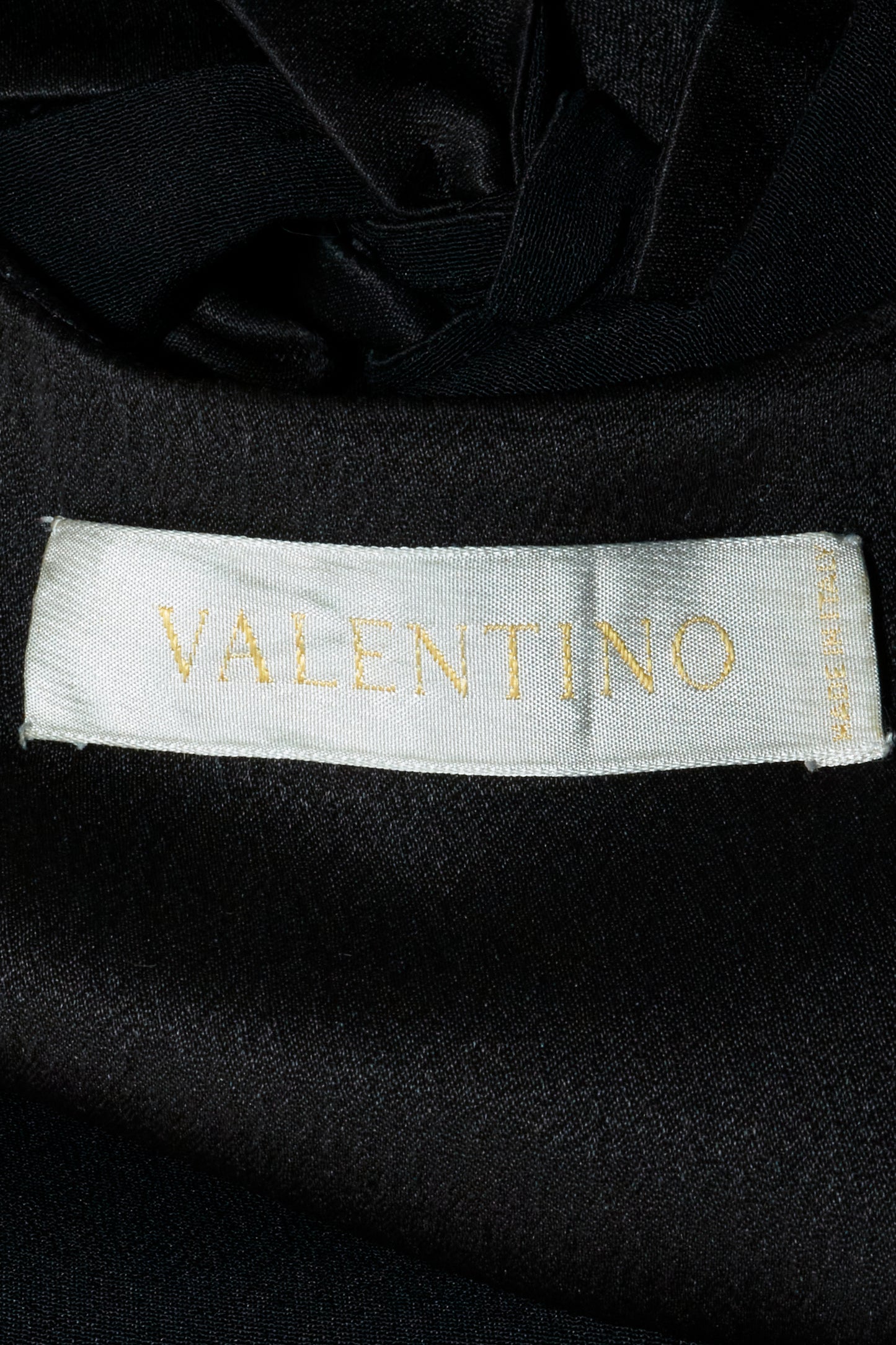 Valentino Spring 2008 Black Bow Backless Gown