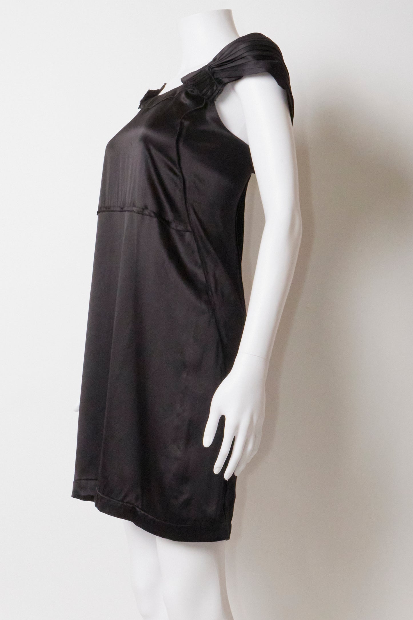 Miu Miu 2008 Black Open Back Mini Dress