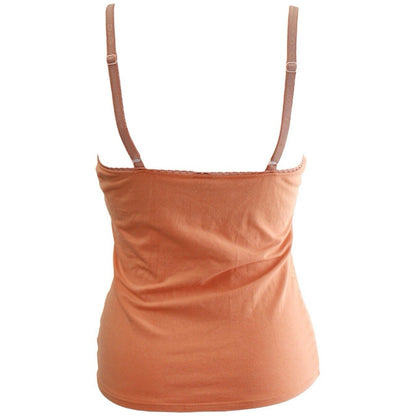 Dolce & Gabbana D&G Orange Cami Embroidered Bow Top (S)