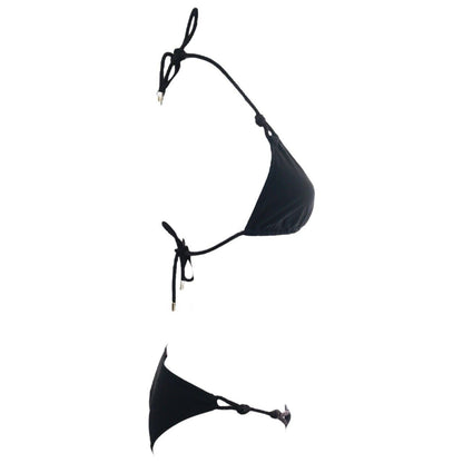 Gucci Black Vintage Bikini Set Size XS