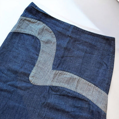 Evisu Donna Denim Skirt Size EU 42