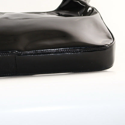 Miu Miu Black Patent Leather Shoulder Bag