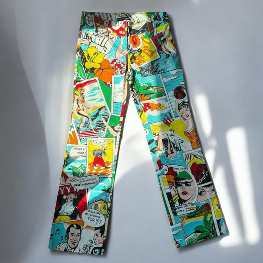 Dolce & Gabbana Pop Art Comic Trousers Size 40