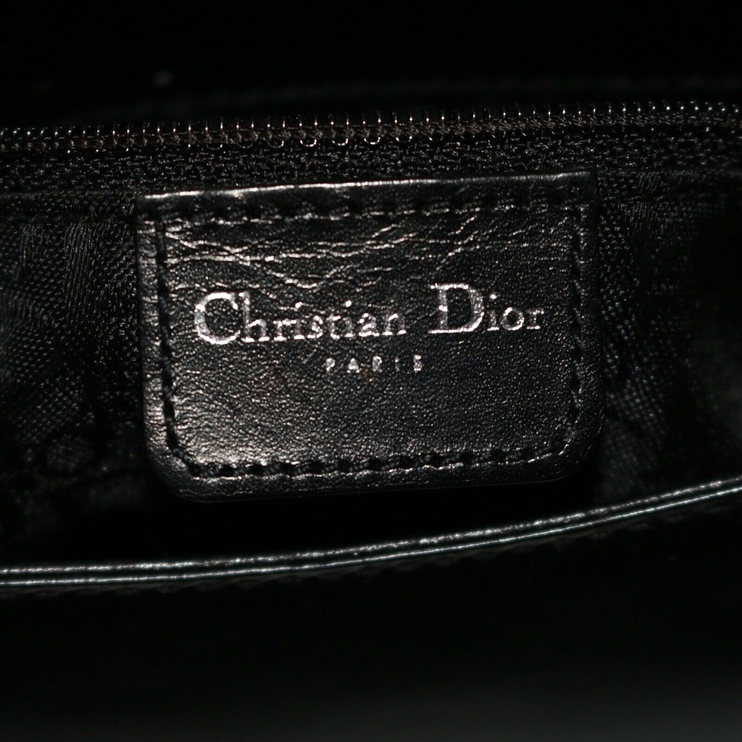 Christian Dior Bondage 2003 Vintage Galliano Black Leather Shoulder Bag