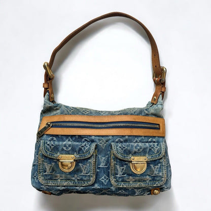 Louis Vuitton Denim Monogram Vintage Shoulder Bag