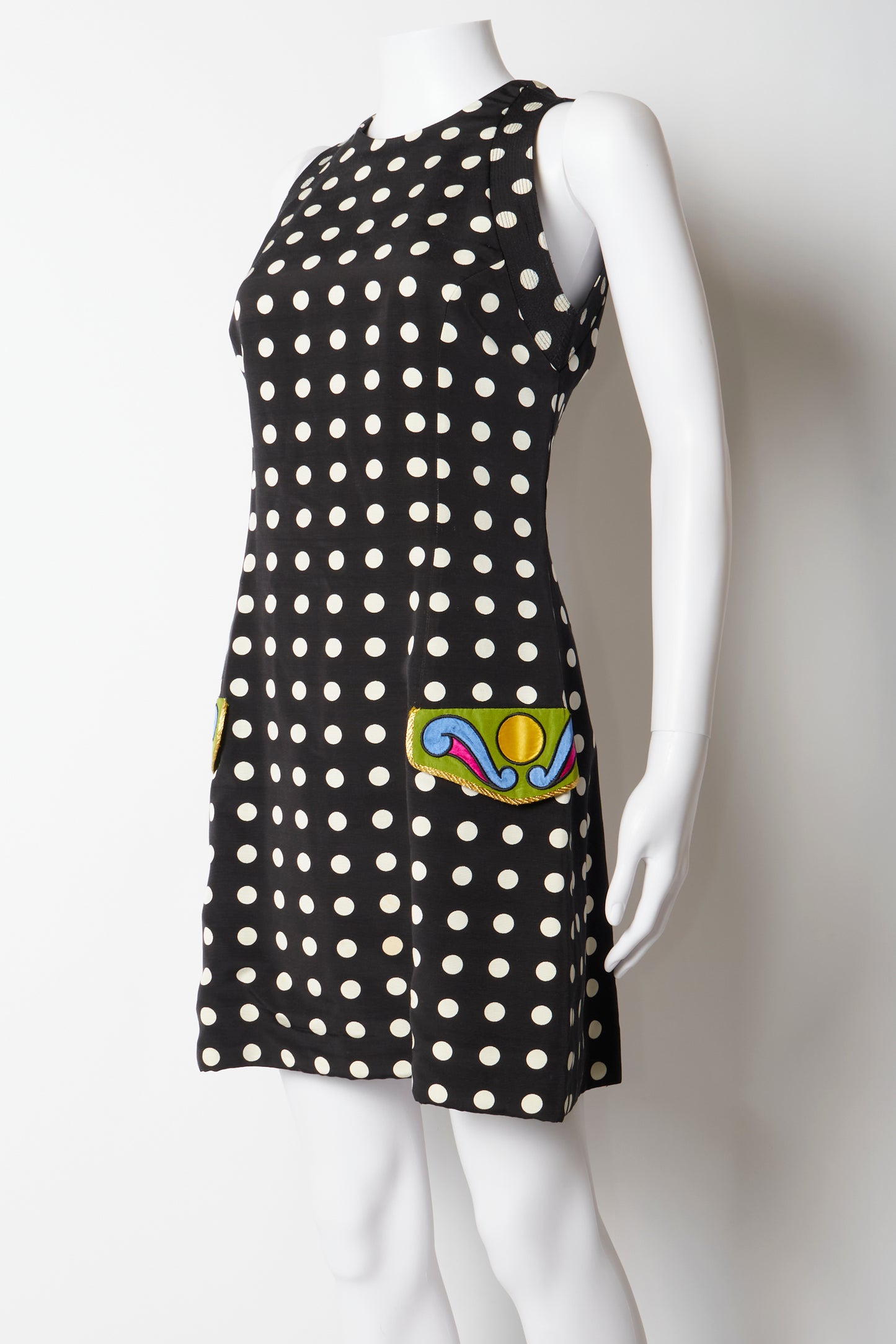 Gianni Versace Couture Spring 1991 Polka Dot Coat & Dress Set