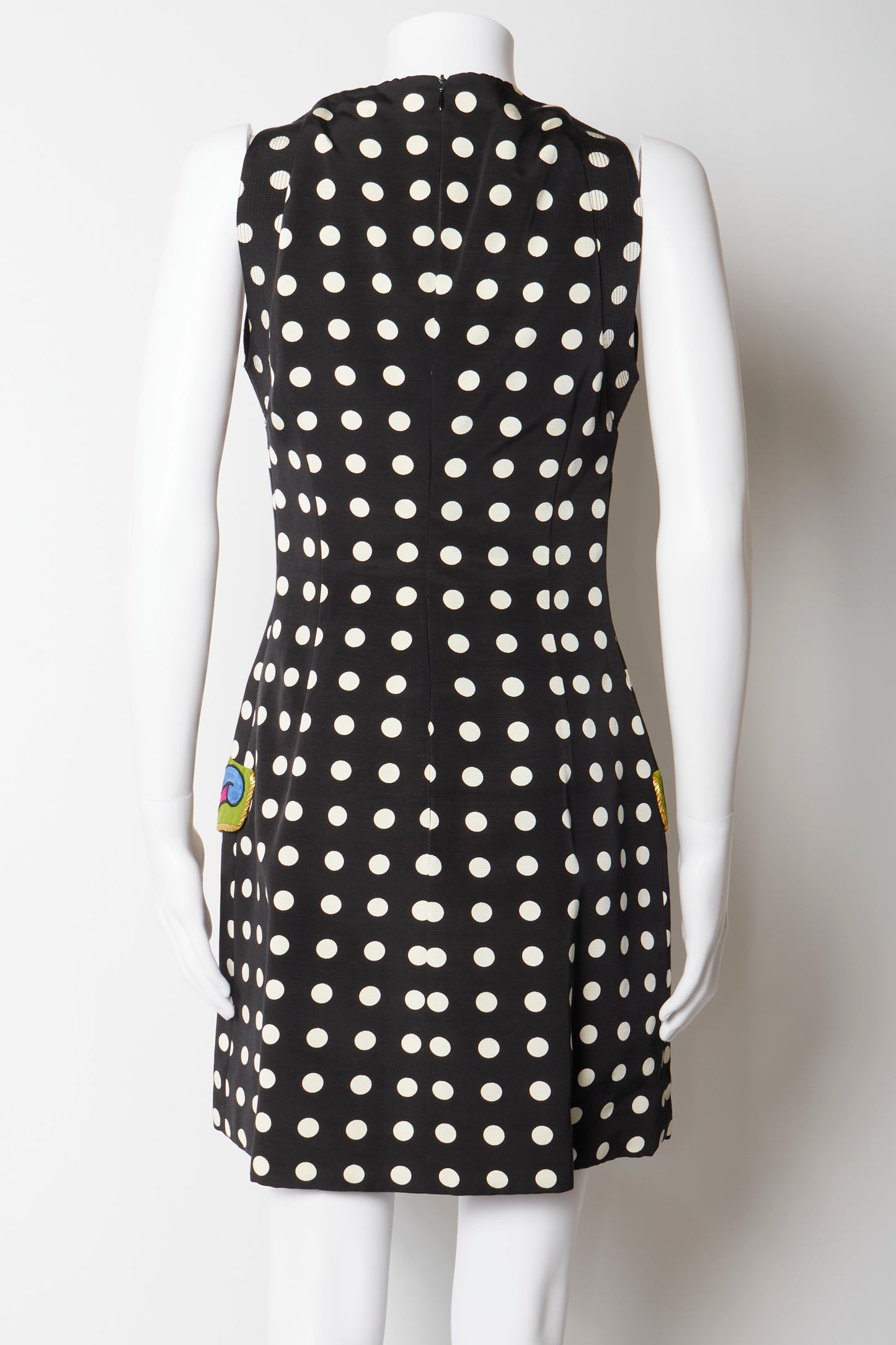 Gianni Versace Couture Spring 1991 Polka Dot Coat & Dress Set