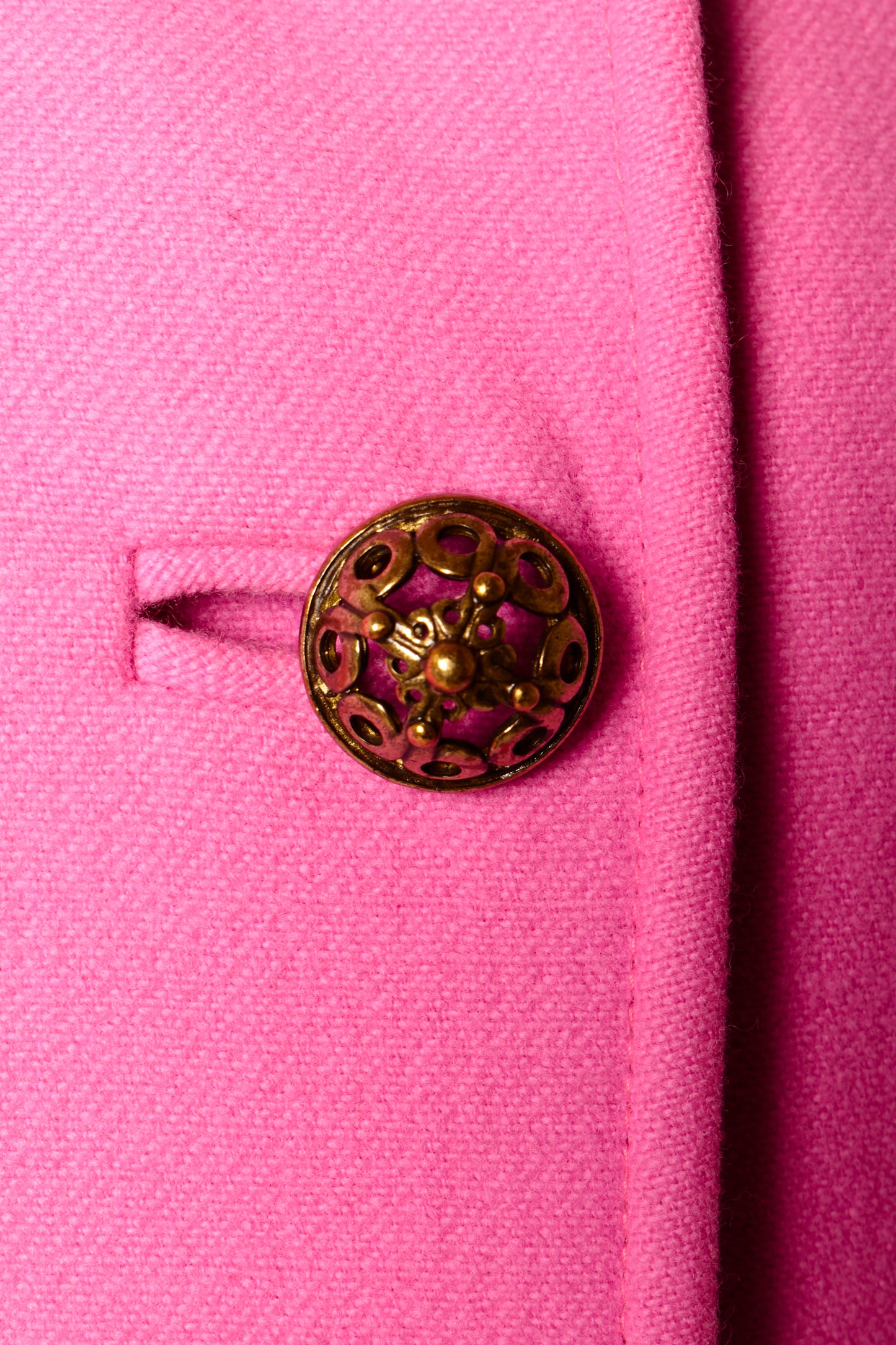 Gianni Versace 2000s Pink Long Coat