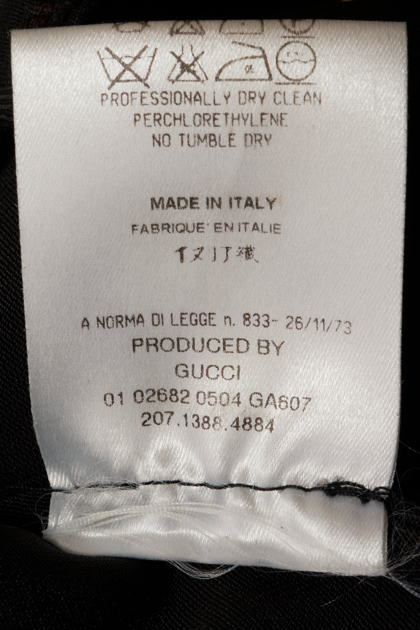 Gucci by Tom Ford 2001 Black Glossy Blazer