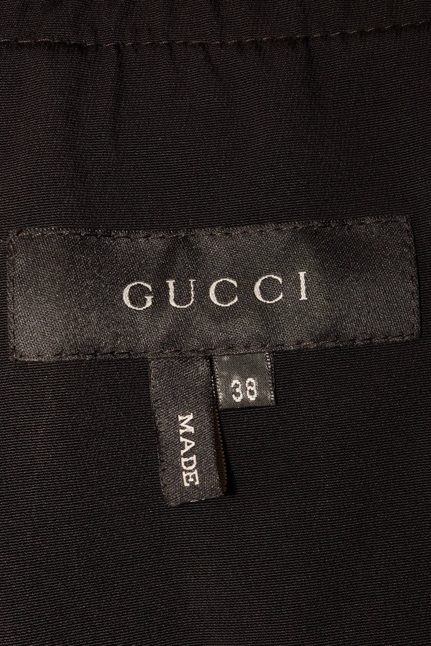 Gucci by Tom Ford 2001 Black Glossy Blazer