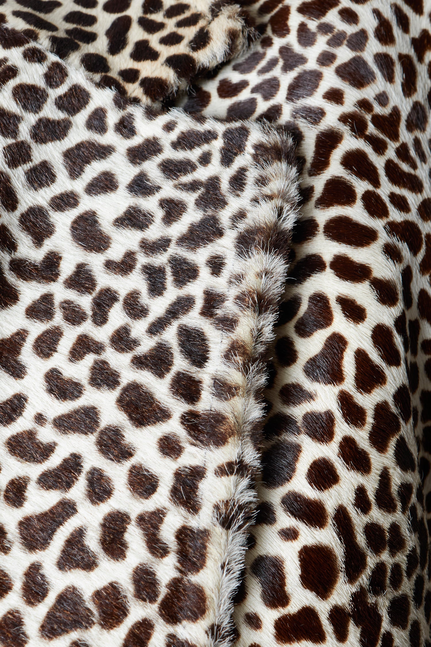Gianni Versace 90s Leather Pony Hair Animal Print Jacket – Blummier