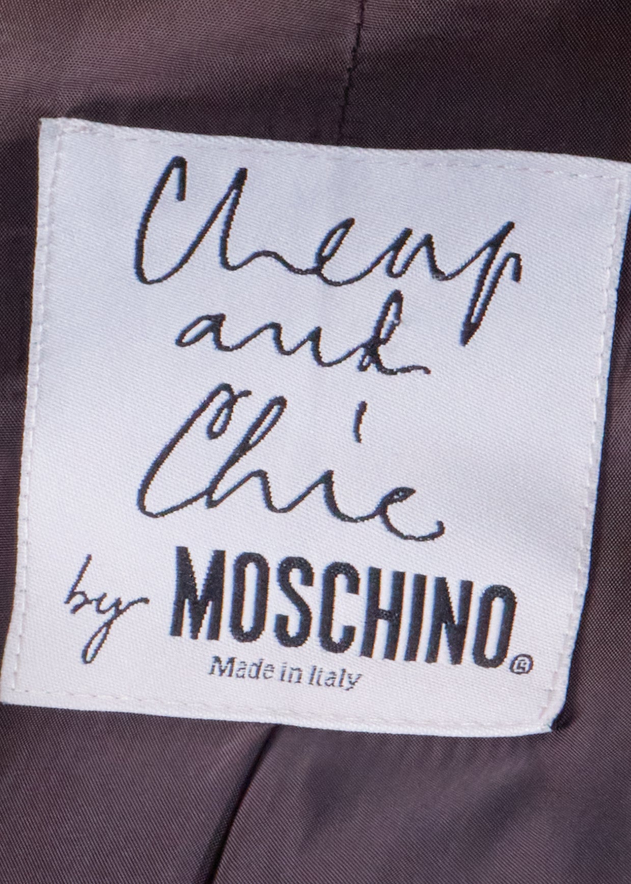 Moschino Cheap & Chic Grey Floral Blazer & Skirt Set