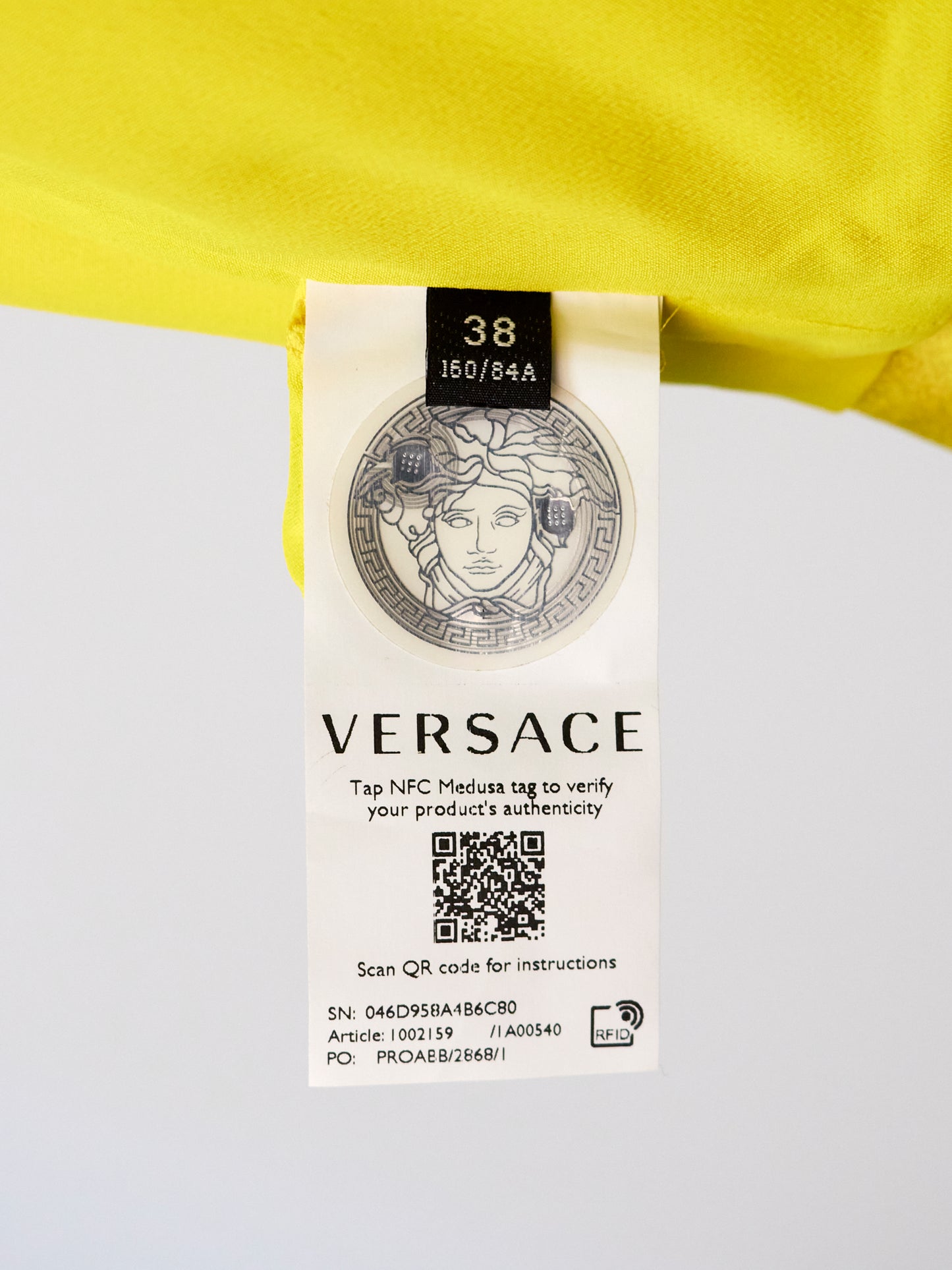 Spring 2021 Yellow Belted Mini Dress