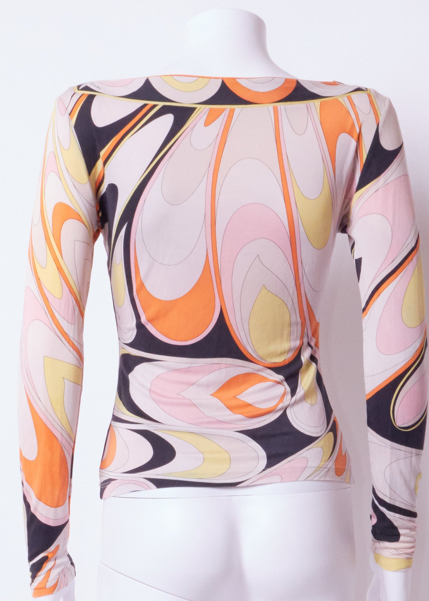 Emilio Pucci Orange Print Top