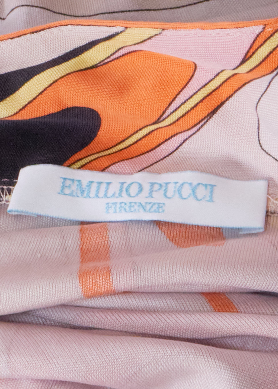 Emilio Pucci Orange Print Top