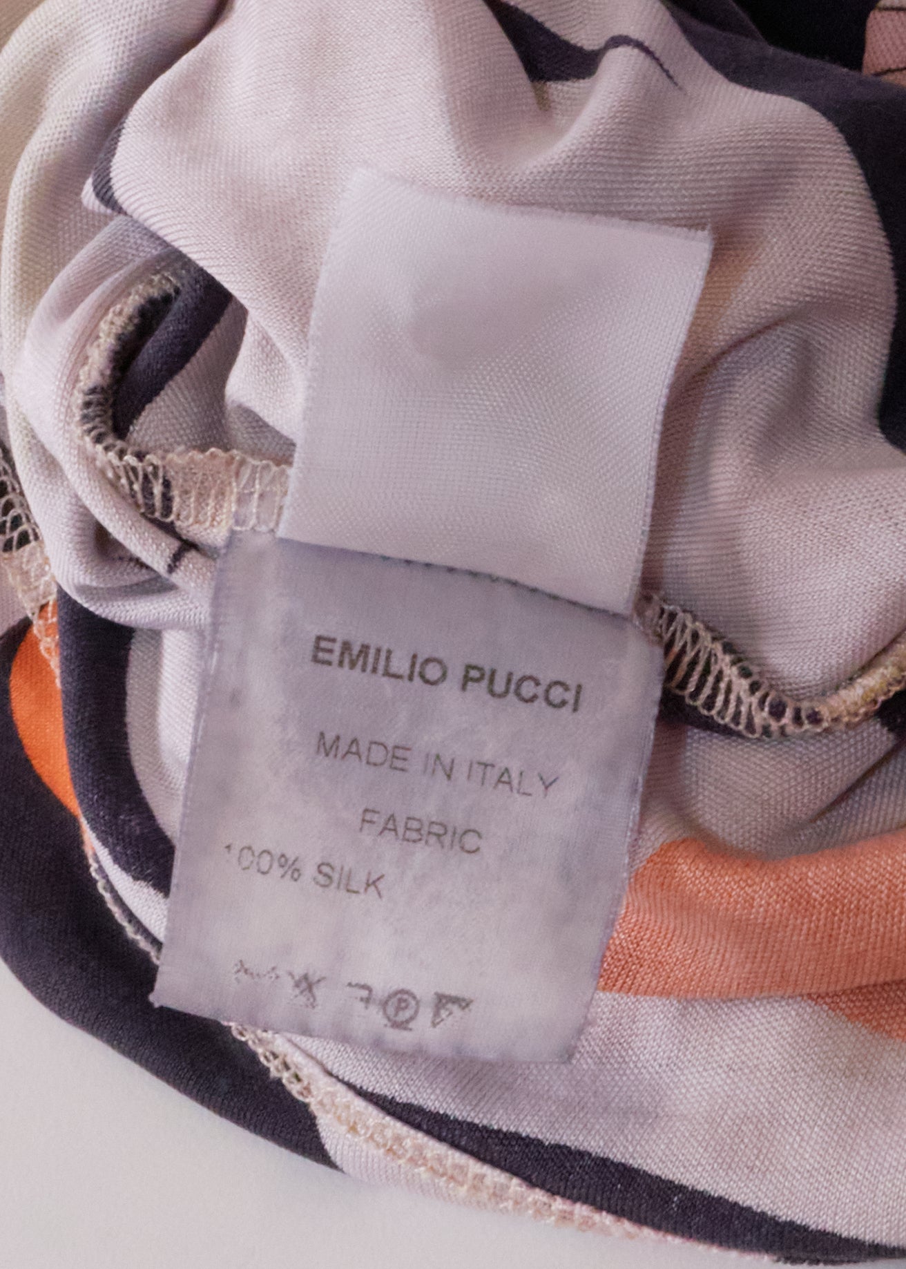 Emilio Pucci Orange Print Top