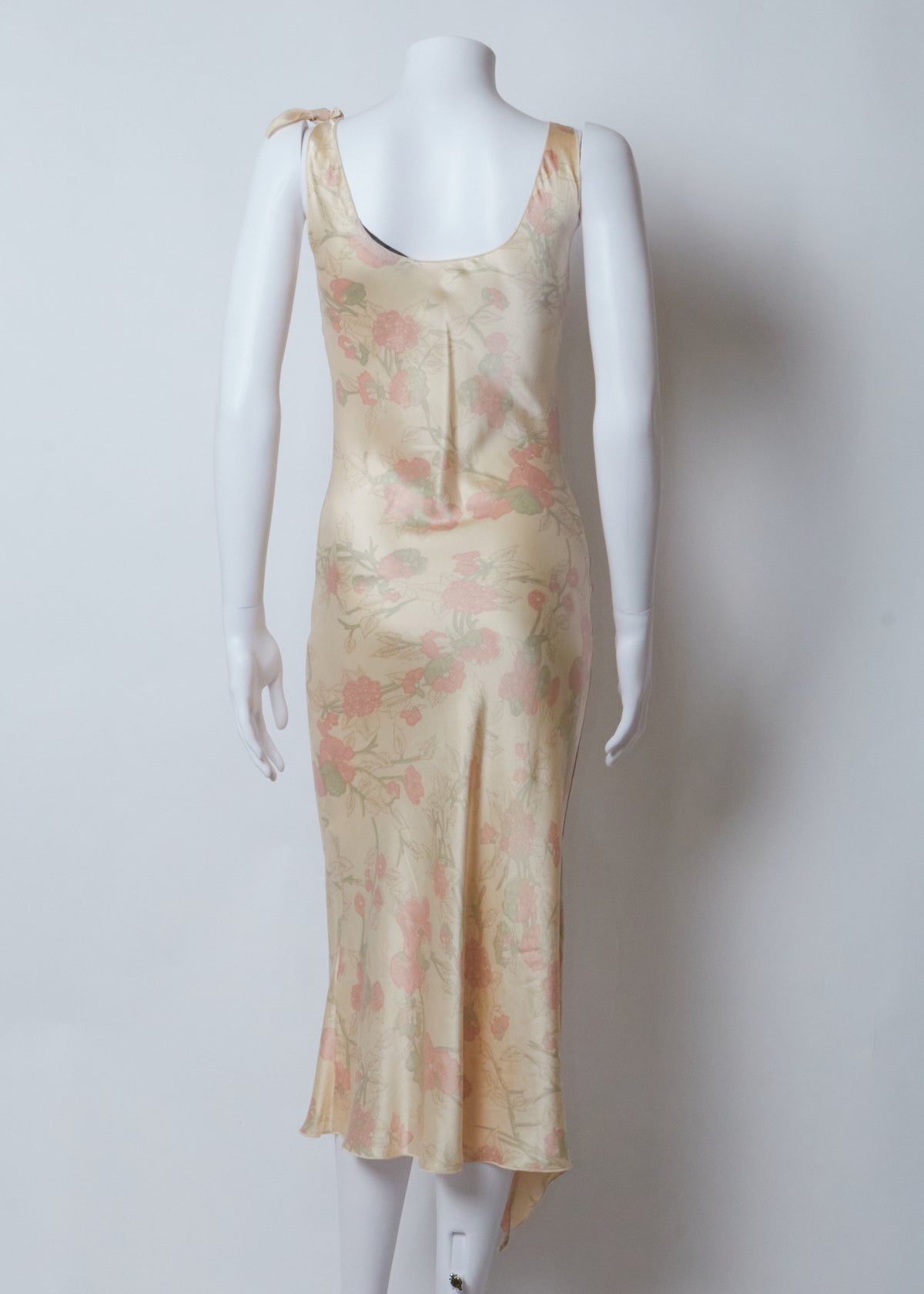 Emanuel Ungaro White Floral Midi Dress
