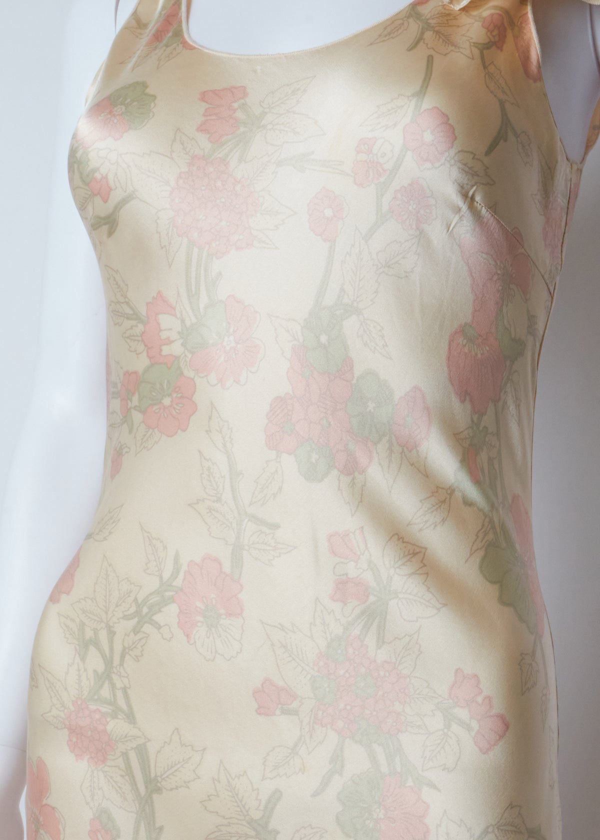 Emanuel Ungaro White Floral Midi Dress