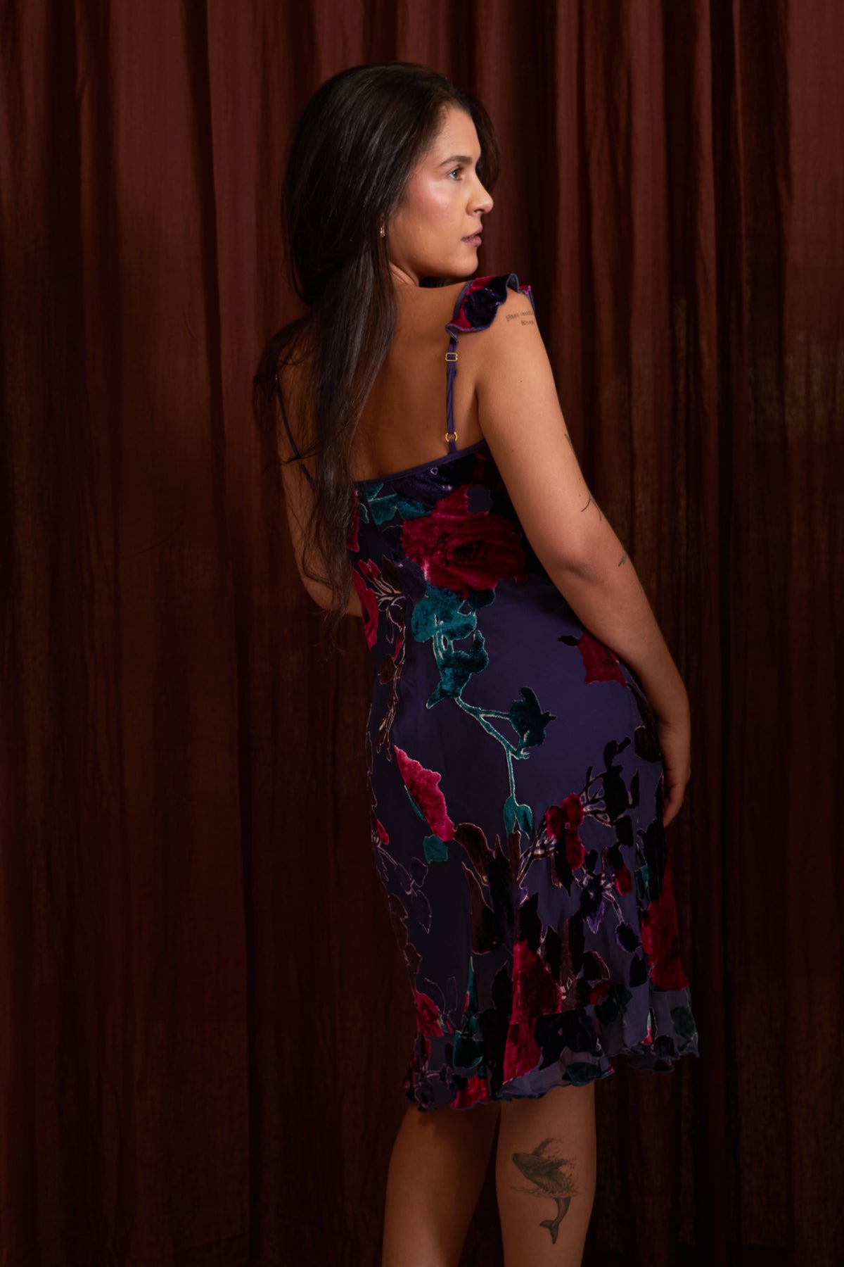Betsey Johnson 1998 Purple Floral Dress