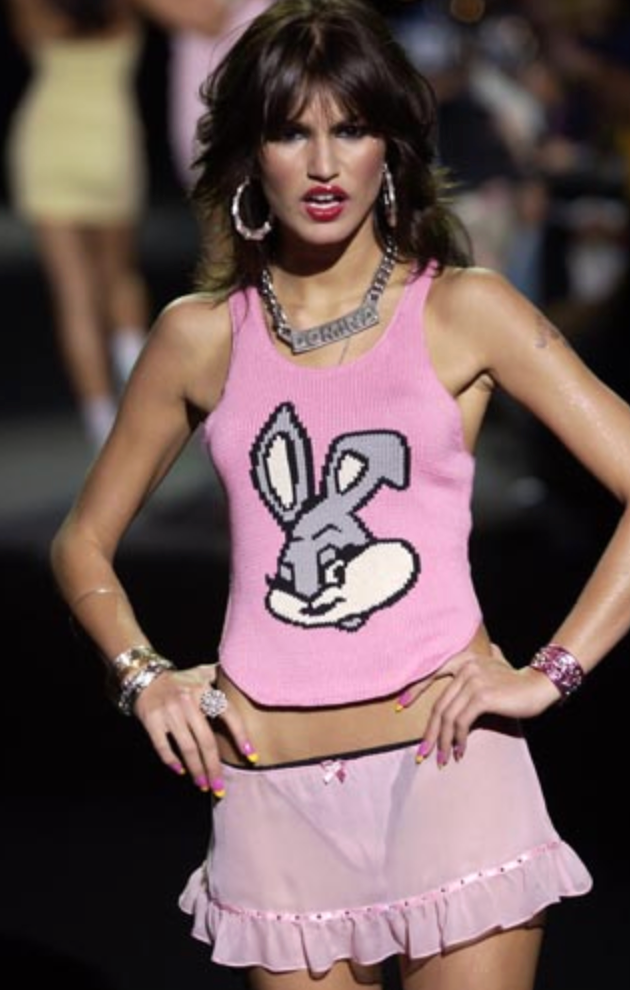 Betsey Johnson 2004 Lola Bunny Knit Top